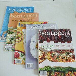 5 issues Bon Appetit magazine